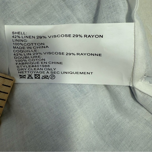 Shoshanna Catalina Dress • Blue Watercolor Plaid • Size 4 - Picture 10 of 11